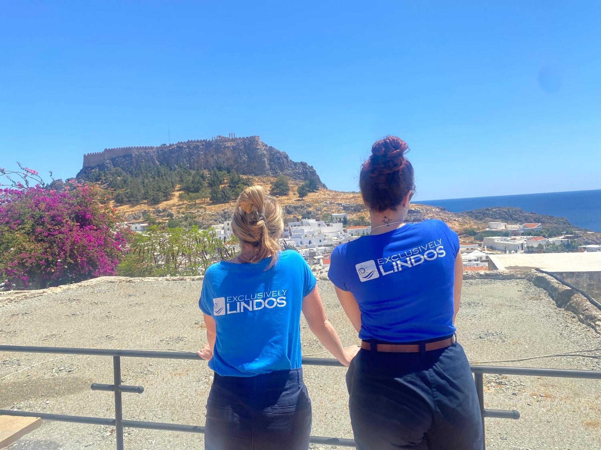 Villa Valasia Lindos With Acropolis View ภายนอก รูปภาพ